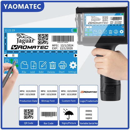 Handheld Inkjet Printer Gun